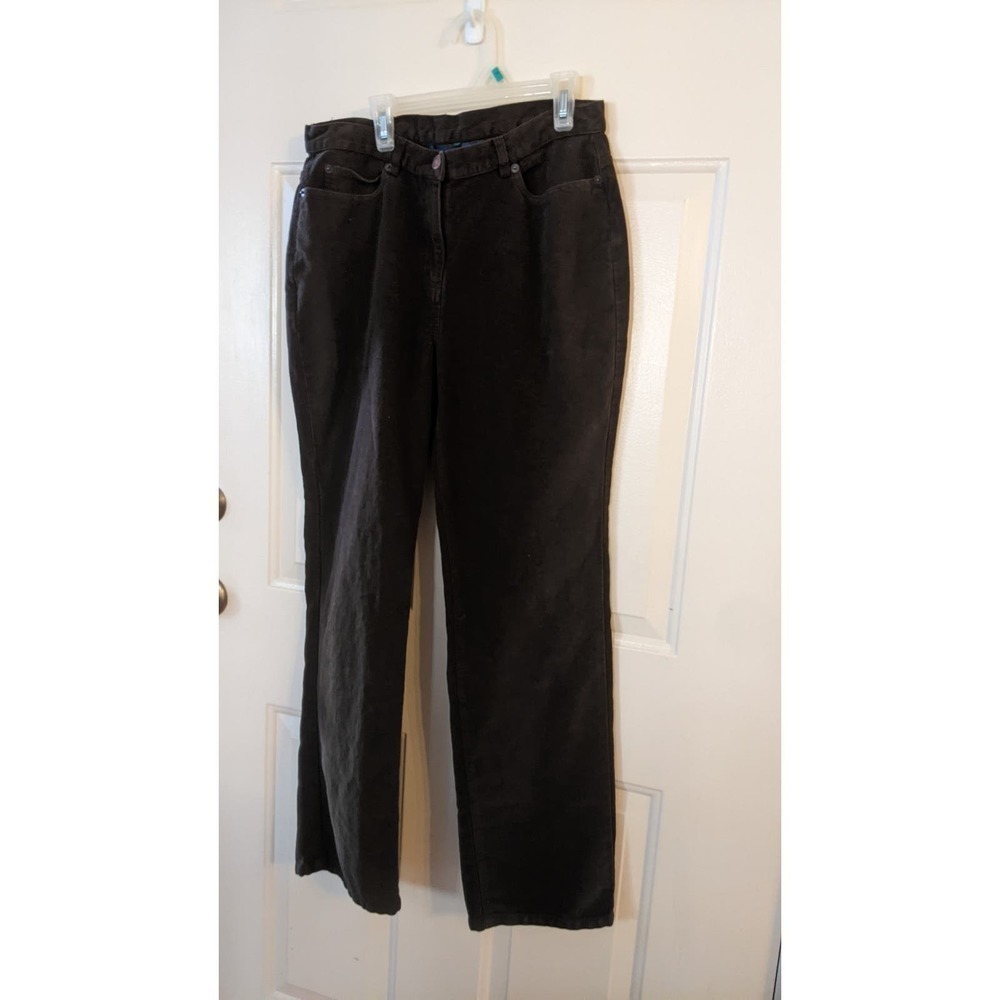 Boden Brown Velour Pants 14R